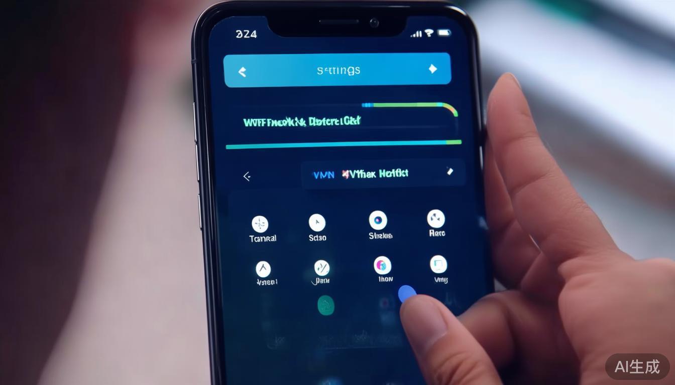进入手机的“设置”界面，找到“VPN”或“网络与互