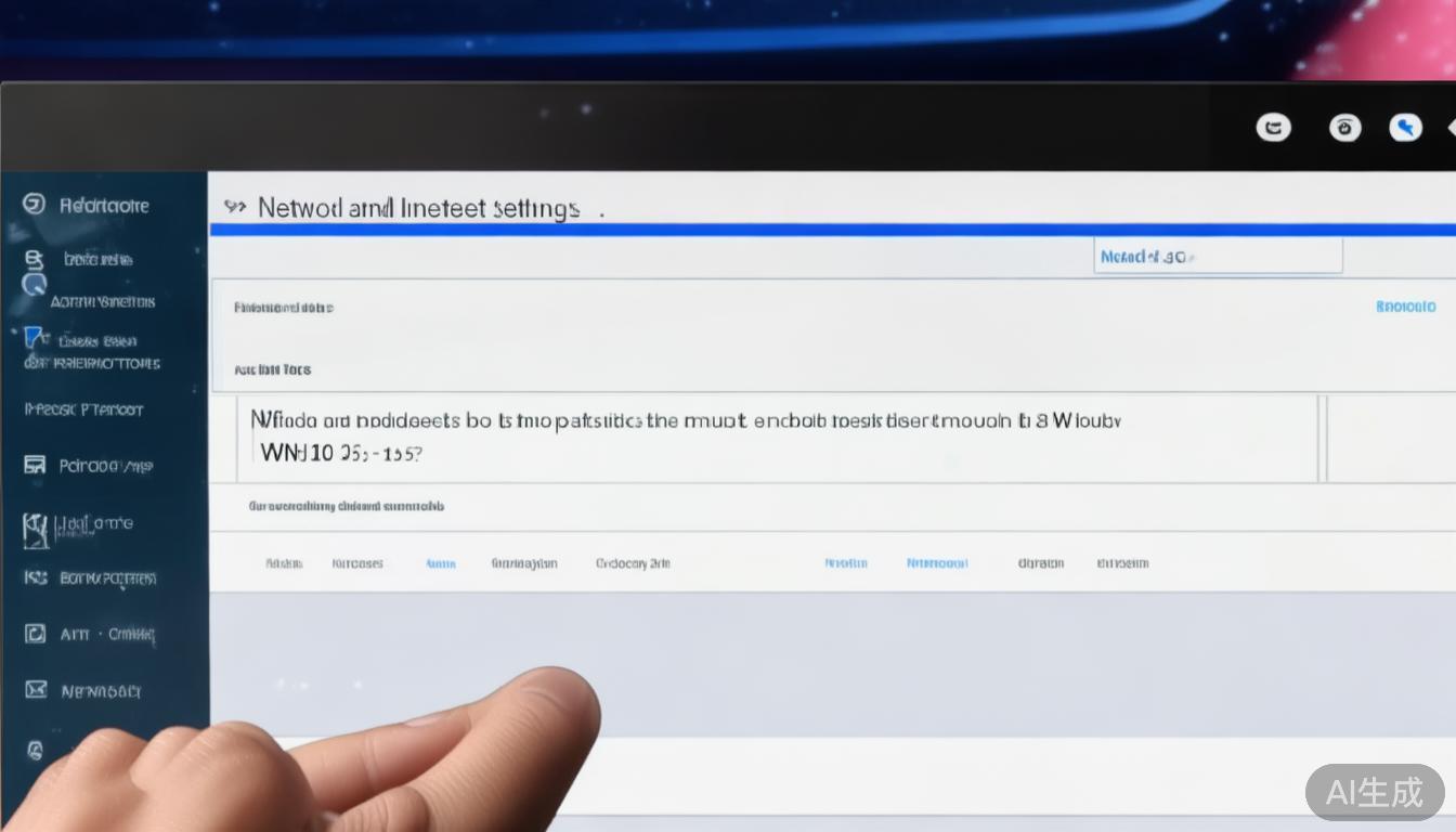 点击任务栏右下角的网络图标，选择“网络和Inter